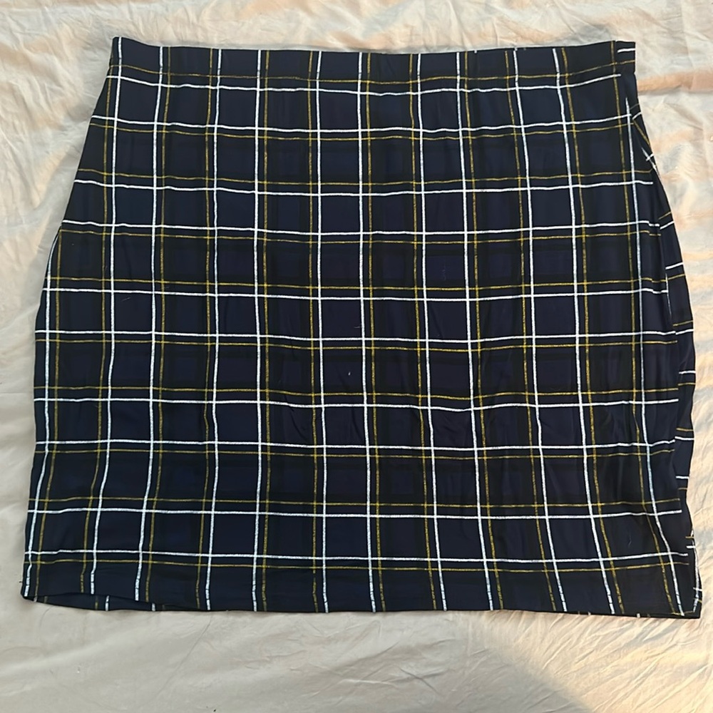 navy blue mini skirt size us 20